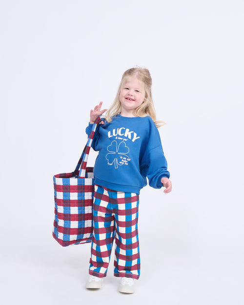 Le sweat Lucky enfant - bleu - émoi émoi   - 2 