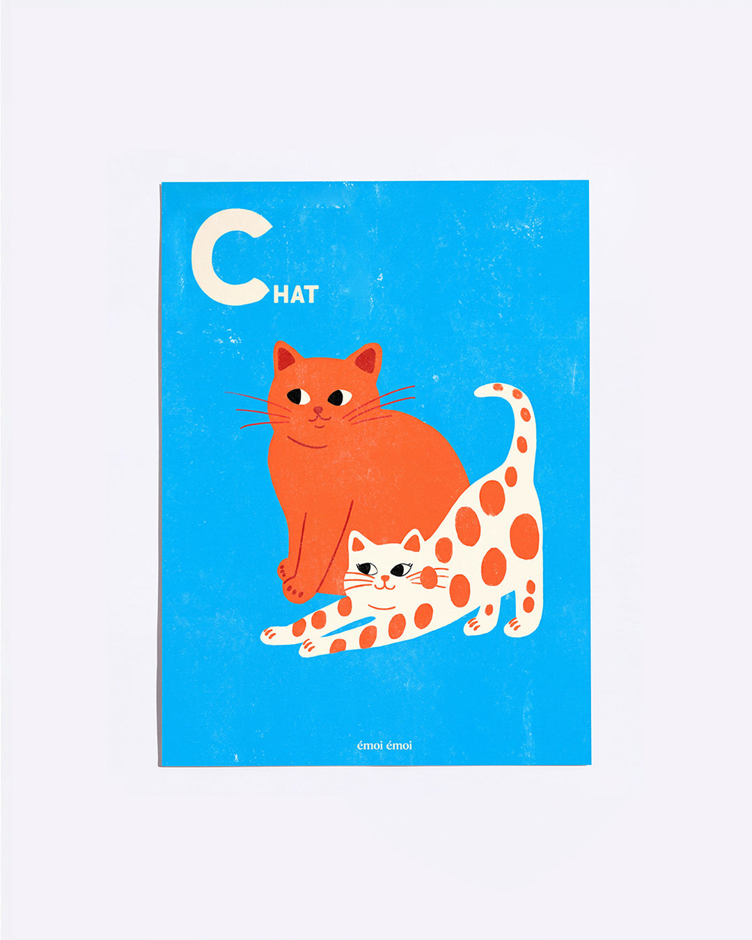L’affiche Initiale C - Chats - 30x40 cm