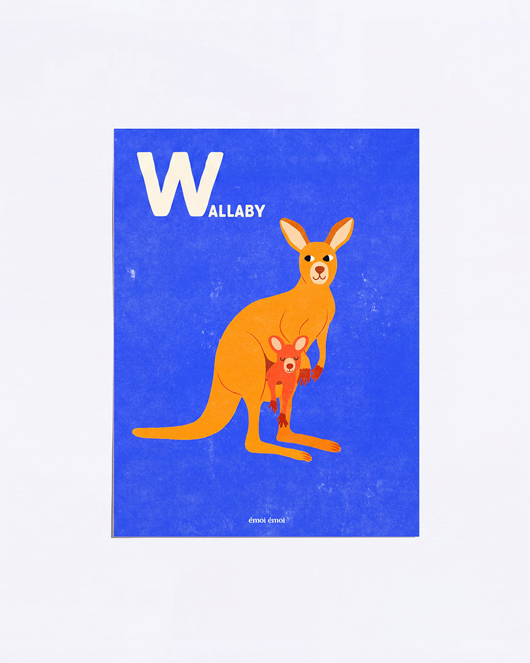 L’affiche Initiale W - Wallabys - 30x40 cm