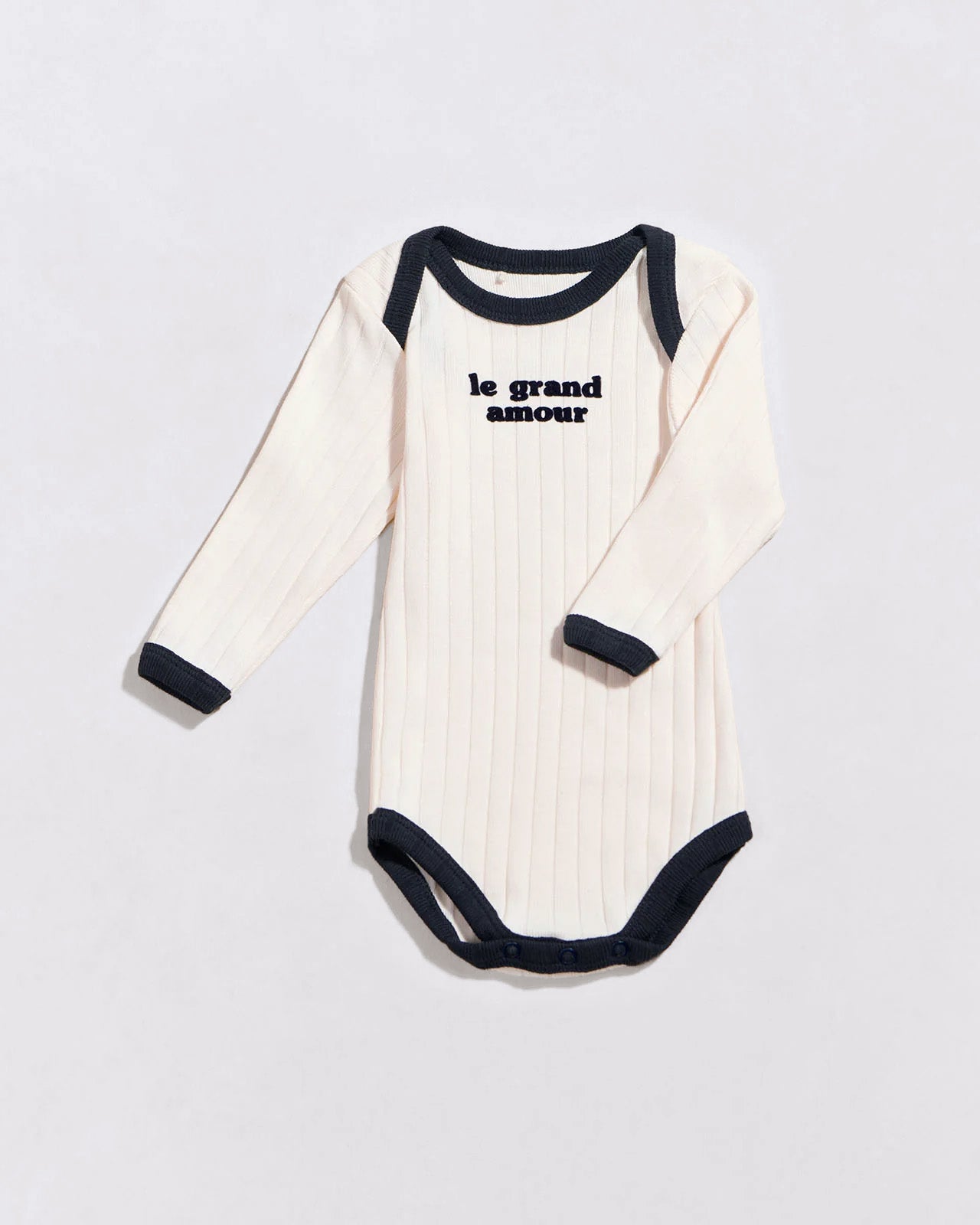 Le body Le grand amour en coton bio - crème