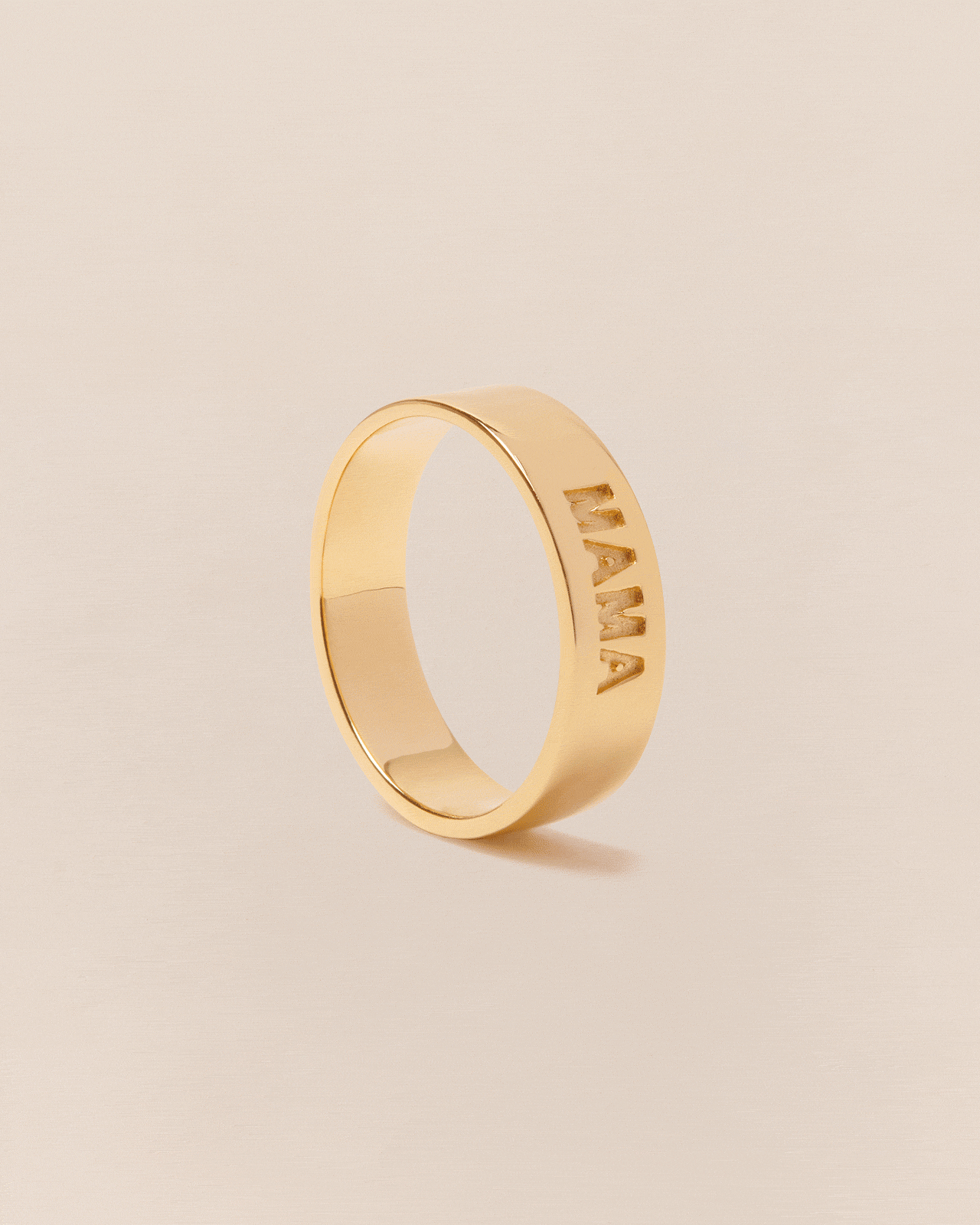 La bague précieuse Mama love en vermeil