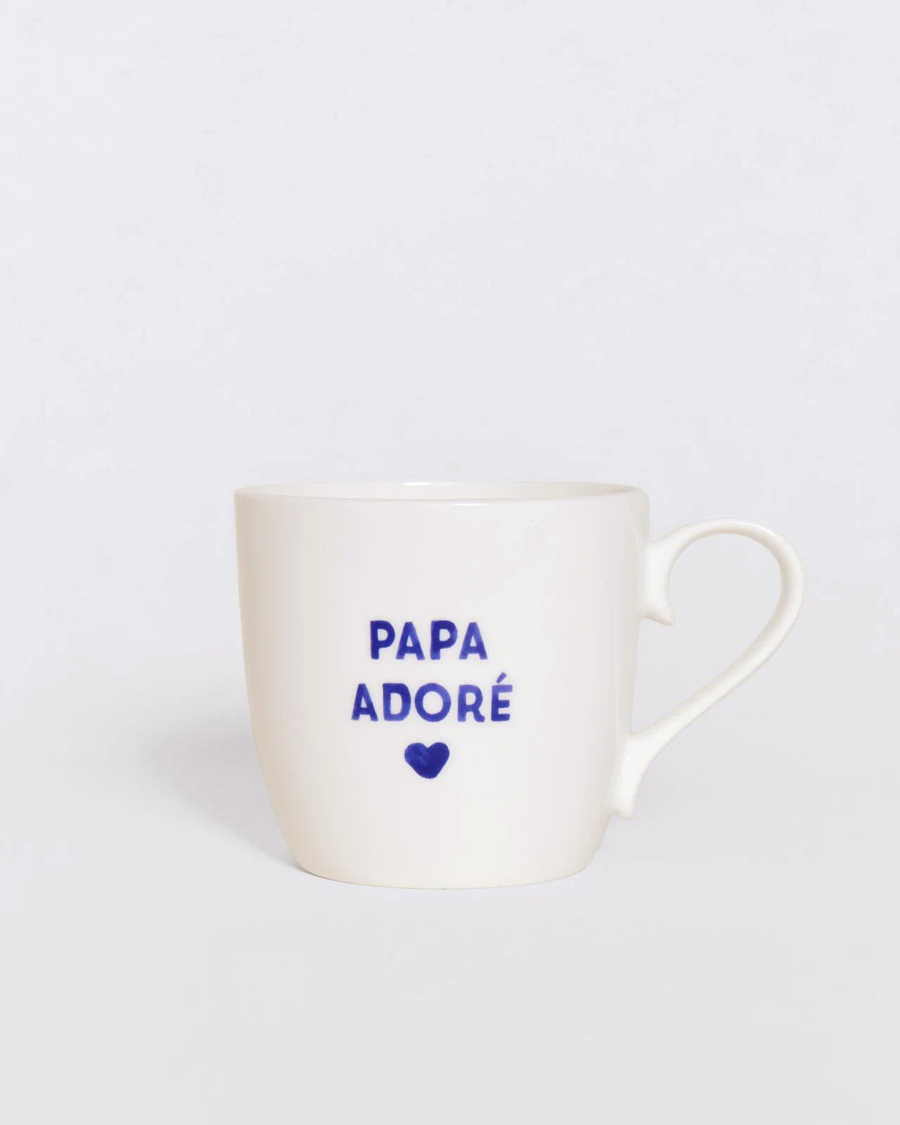 Le mug Papa - message au choix - bleu