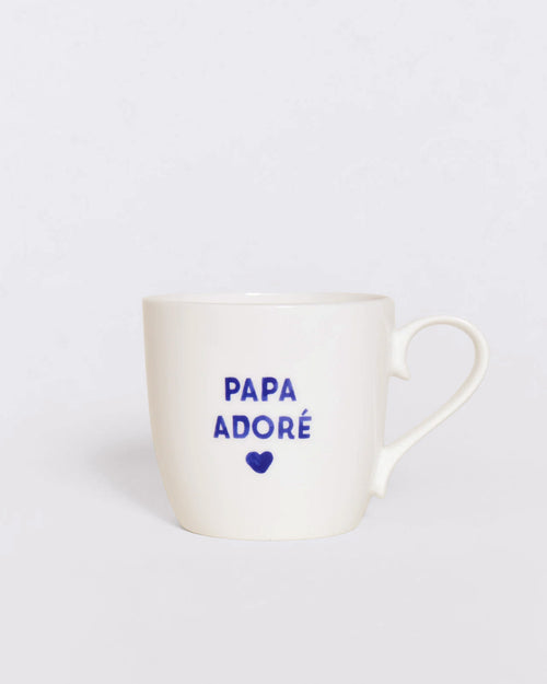 Le mug Papa - message au choix - bleu - émoi émoi   - 1 