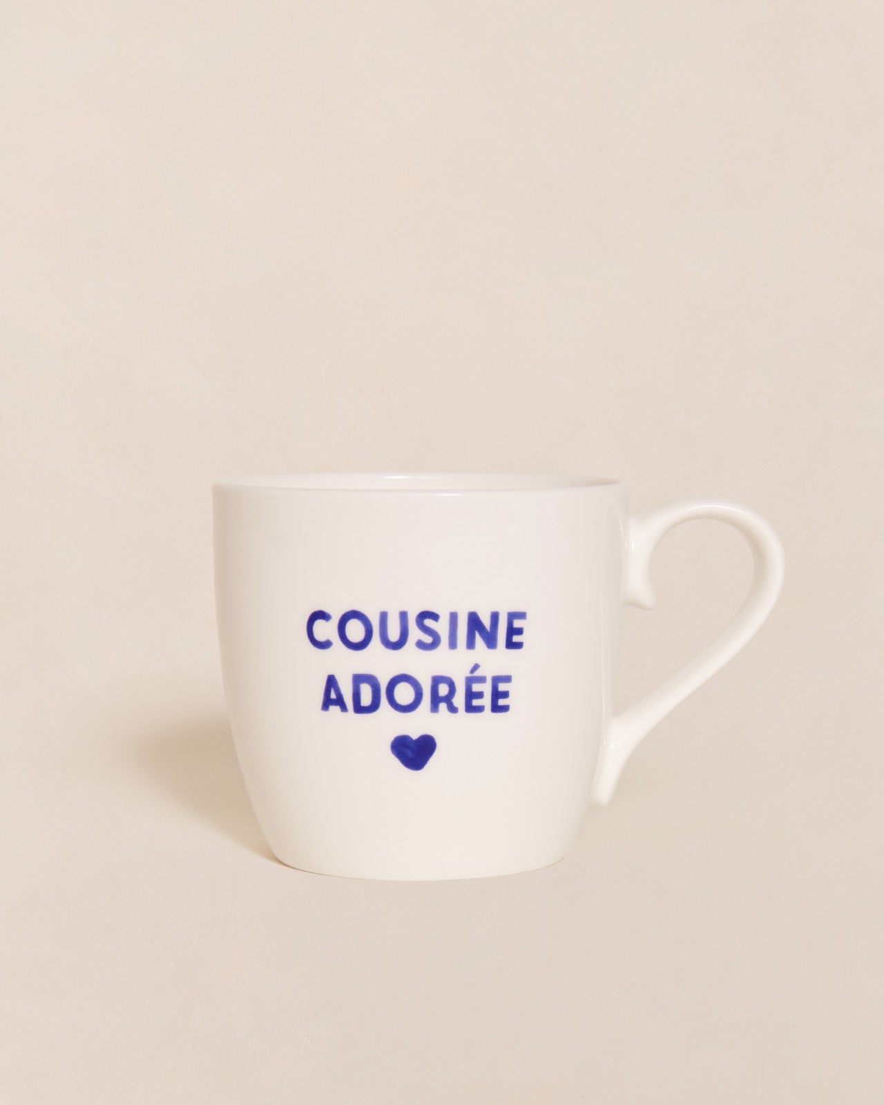 Le mug Cousine adorée - bleu