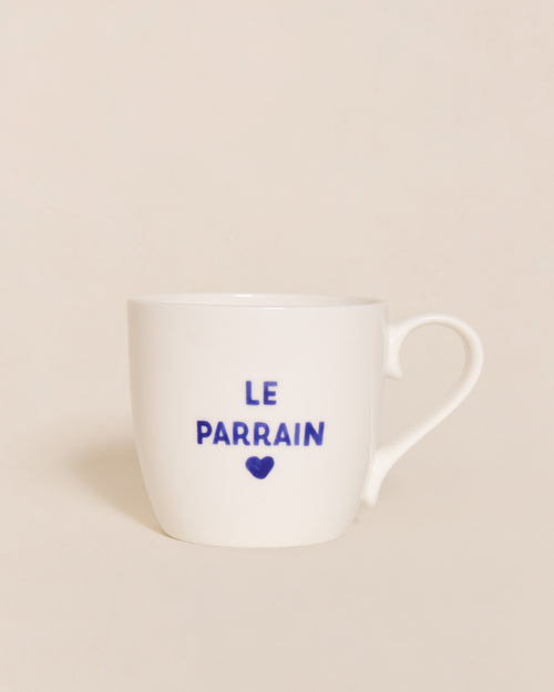 Le mug Le parrain - bleu - émoi émoi   - 1 