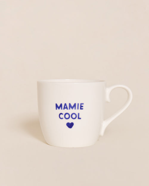 Le mug Mamie - message au choix - bleu - émoi émoi   - 2 