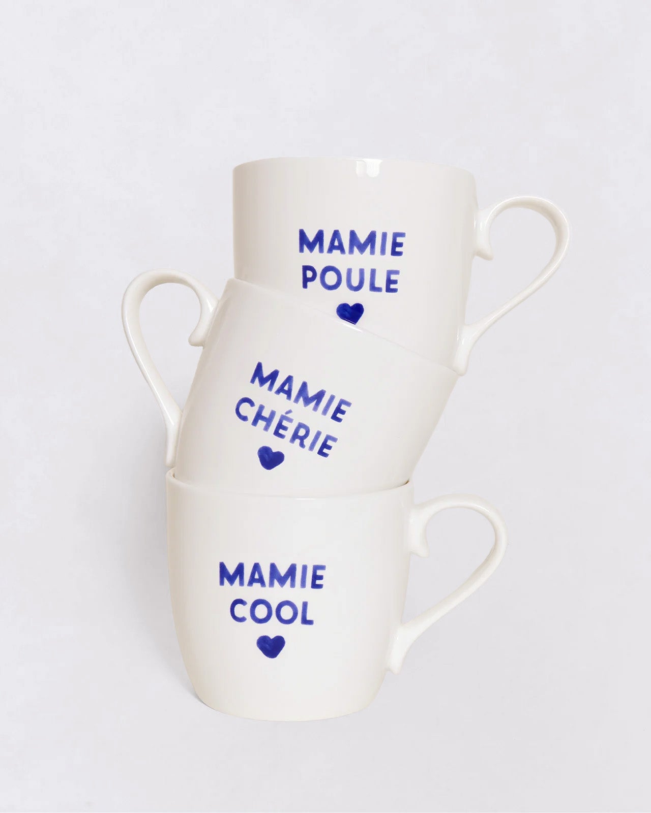 Le mug Mamie - message au choix - bleu