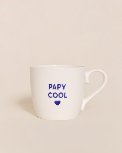 Le mug Papy - message au choix - bleu - émoi émoi   - 1 