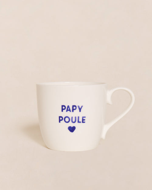 Le mug Papy - message au choix - bleu - émoi émoi   - 2 