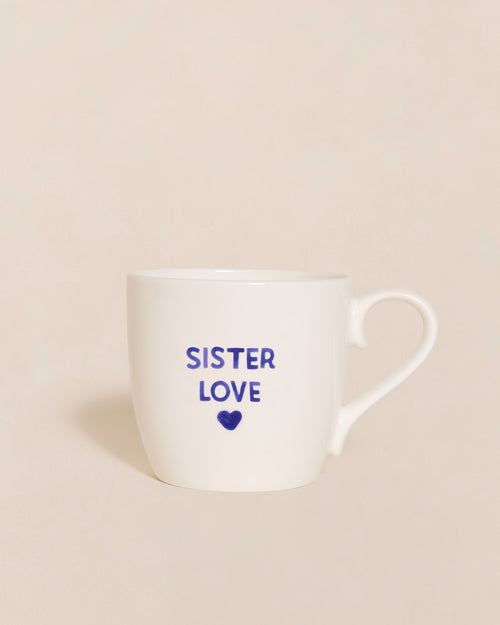 Le mug Sister love - bleu - émoi émoi   - 1 