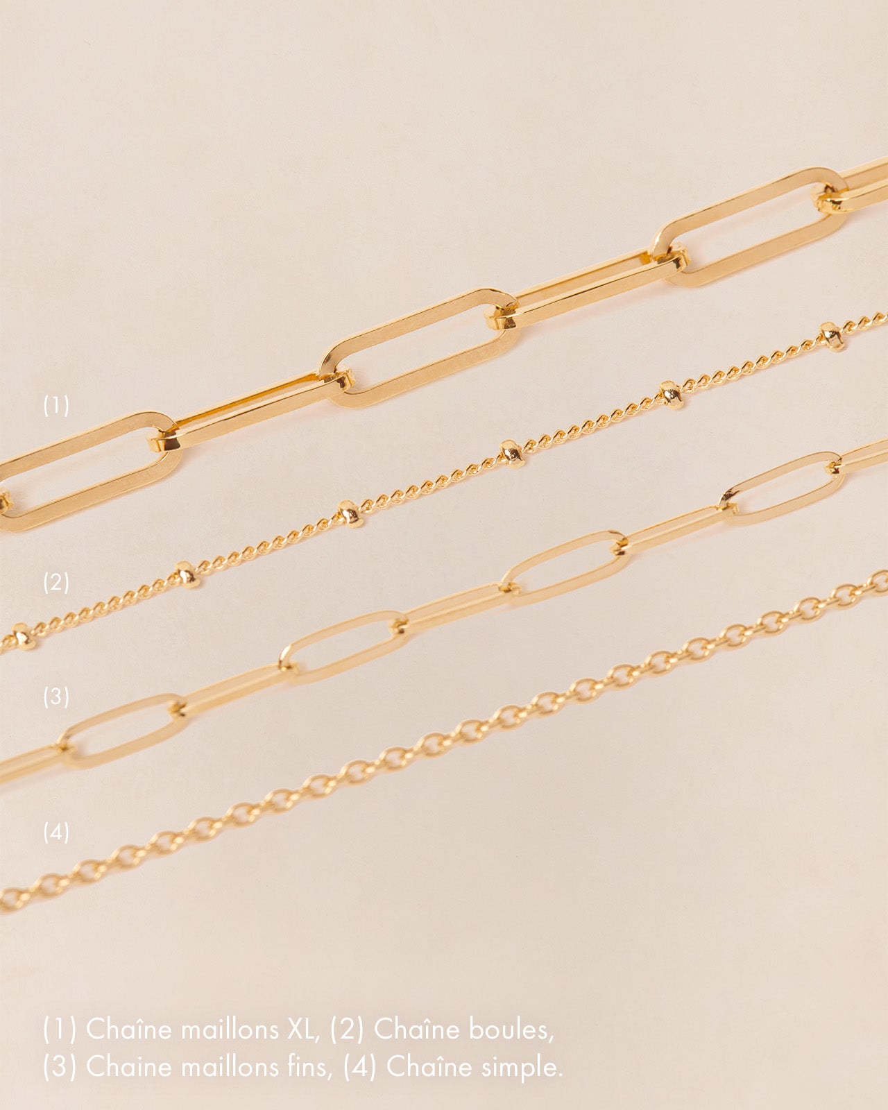 Bracelet Chaîne En Plaqué Or 18 Carats – Pendentif Rond à Boules En Relief – Neuf Avec étiquettes