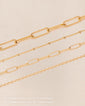 Parure Ancienne Collier Et Bracelet - Maillons épis émail Blanc - Couleur Or