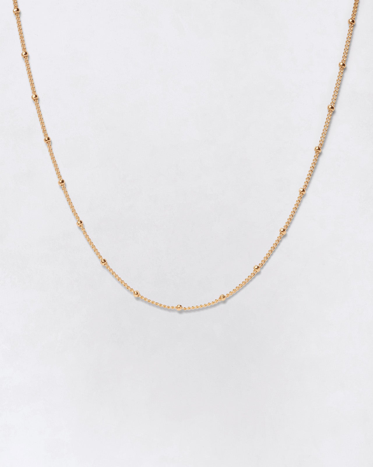 Le collier chaîne boules