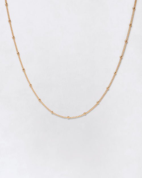 Le collier chaîne boules - émoi émoi   -  