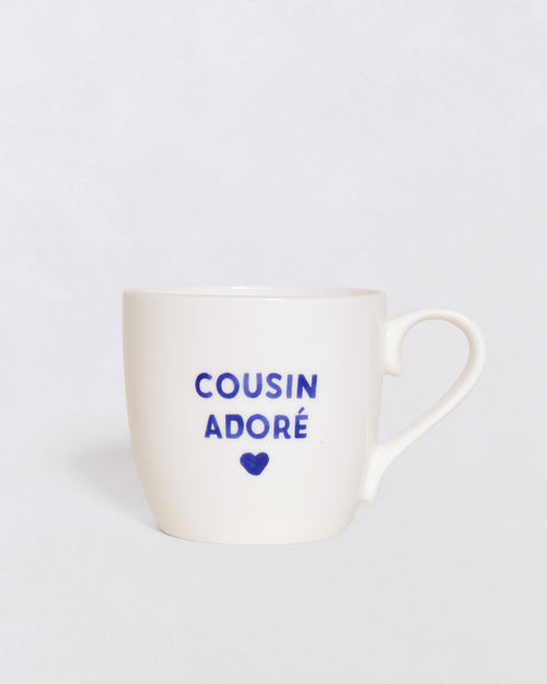 Le mug Cousin adoré - bleu - émoi émoi   - 1 