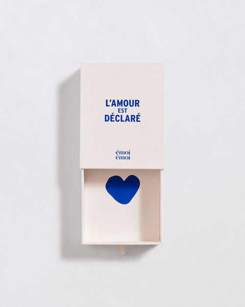 La boîte cadeau Bijoux - L'amour est déclaré - crème - émoi émoi   - 1 