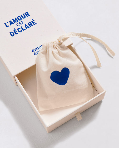 La boîte cadeau Bijoux - L'amour est déclaré - crème - émoi émoi   - 4 