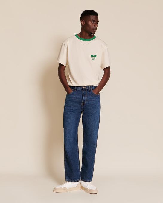 Le t shirt coeur Tonton cool en coton bio cr me moi moi