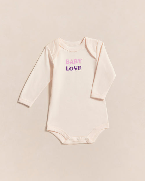 Le body Baby love en coton bio - crème - émoi émoi   - 1 