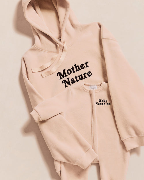 Le hoodie Mother Nature et la mini combi Baby Sunshine - émoi émoi   - 1 