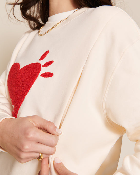 Sweat coeur sezane new arrivals