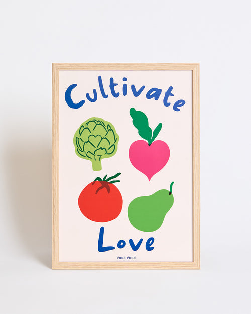 L'affiche Cultivate Love - émoi émoi   - 1 