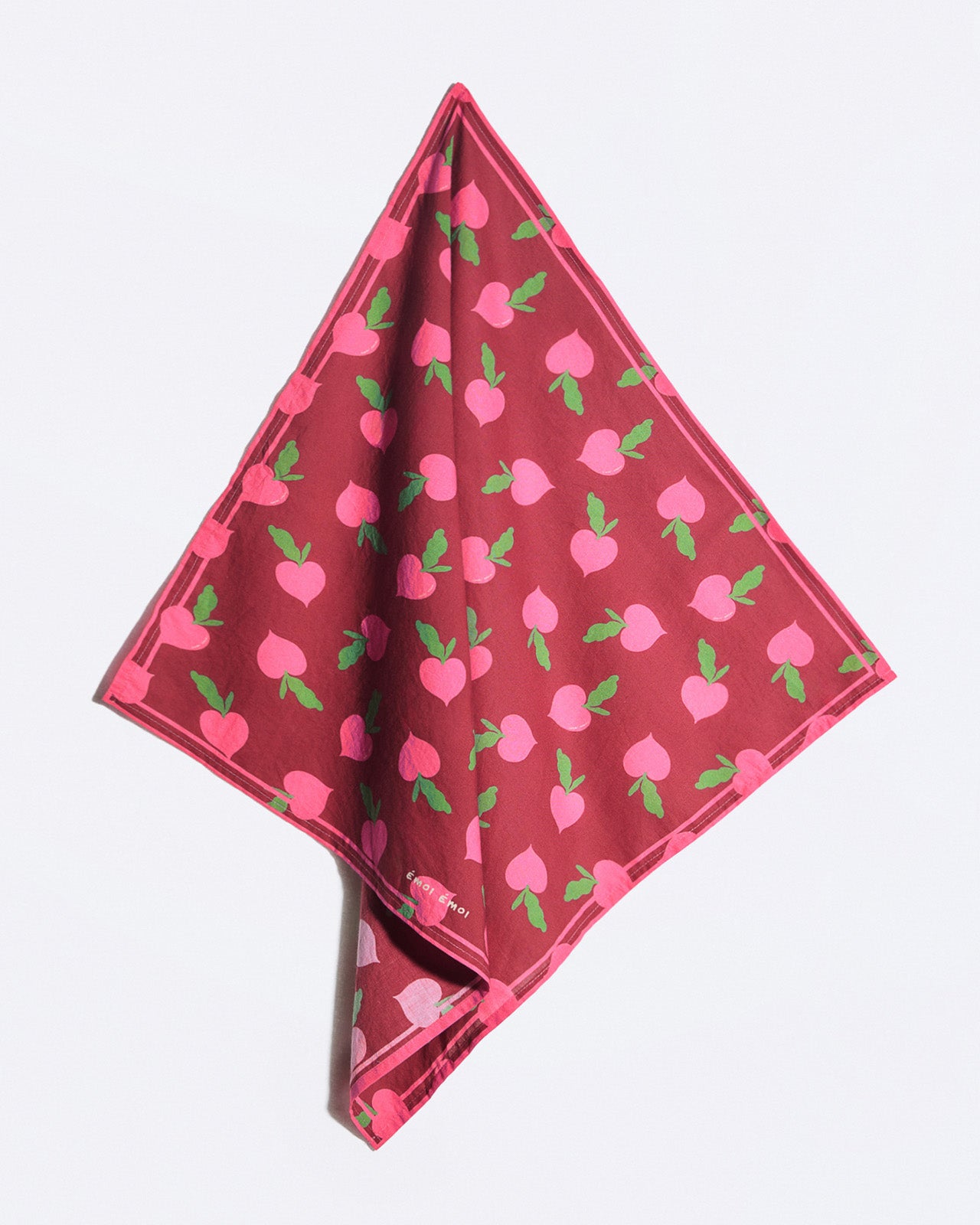 Le foulard Radis love - multicolore