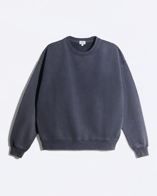 Le sweat Sky en coton bio - garment dye stone washed - émoi émoi   - 4 