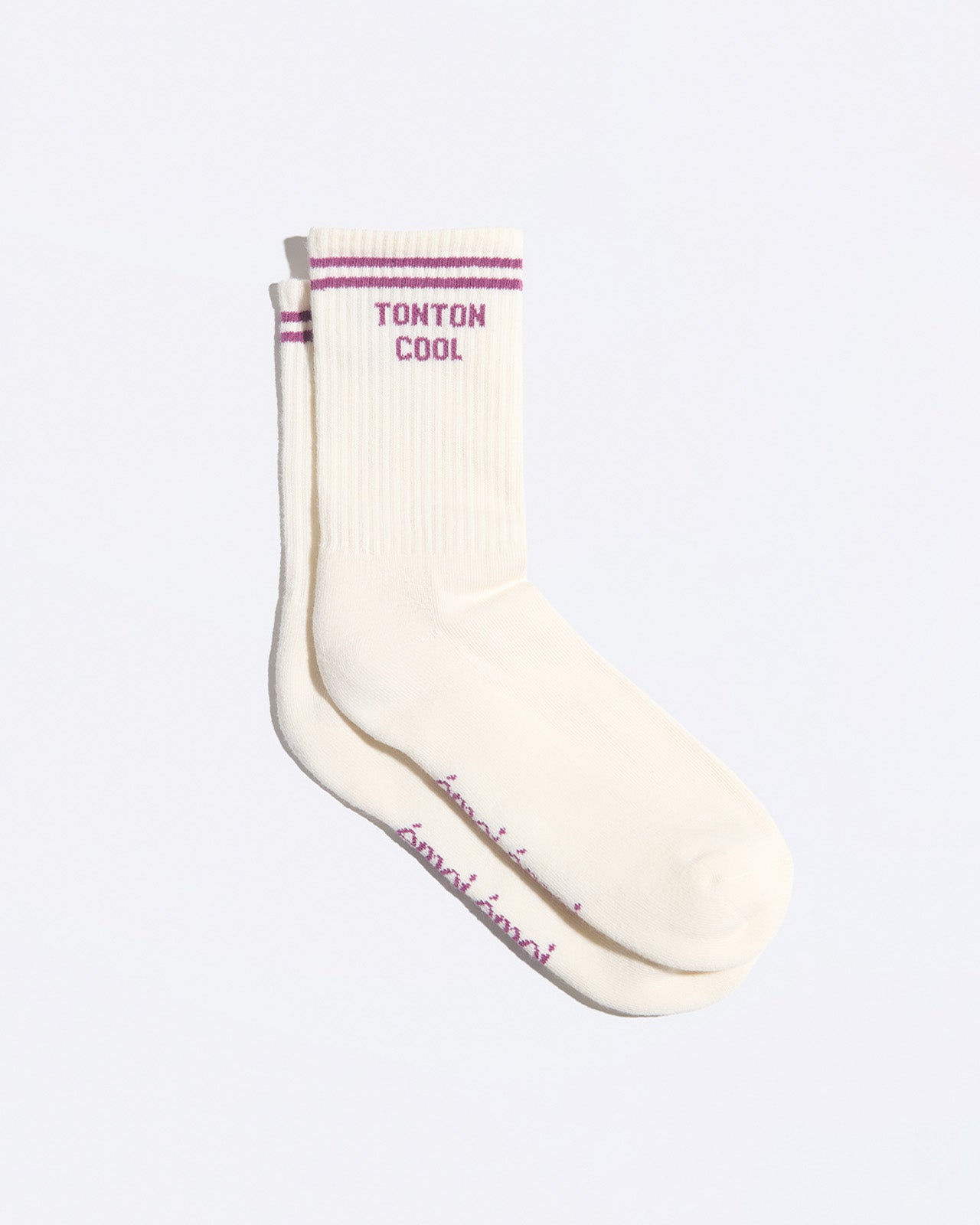 Les chaussettes Tonton cool - crème