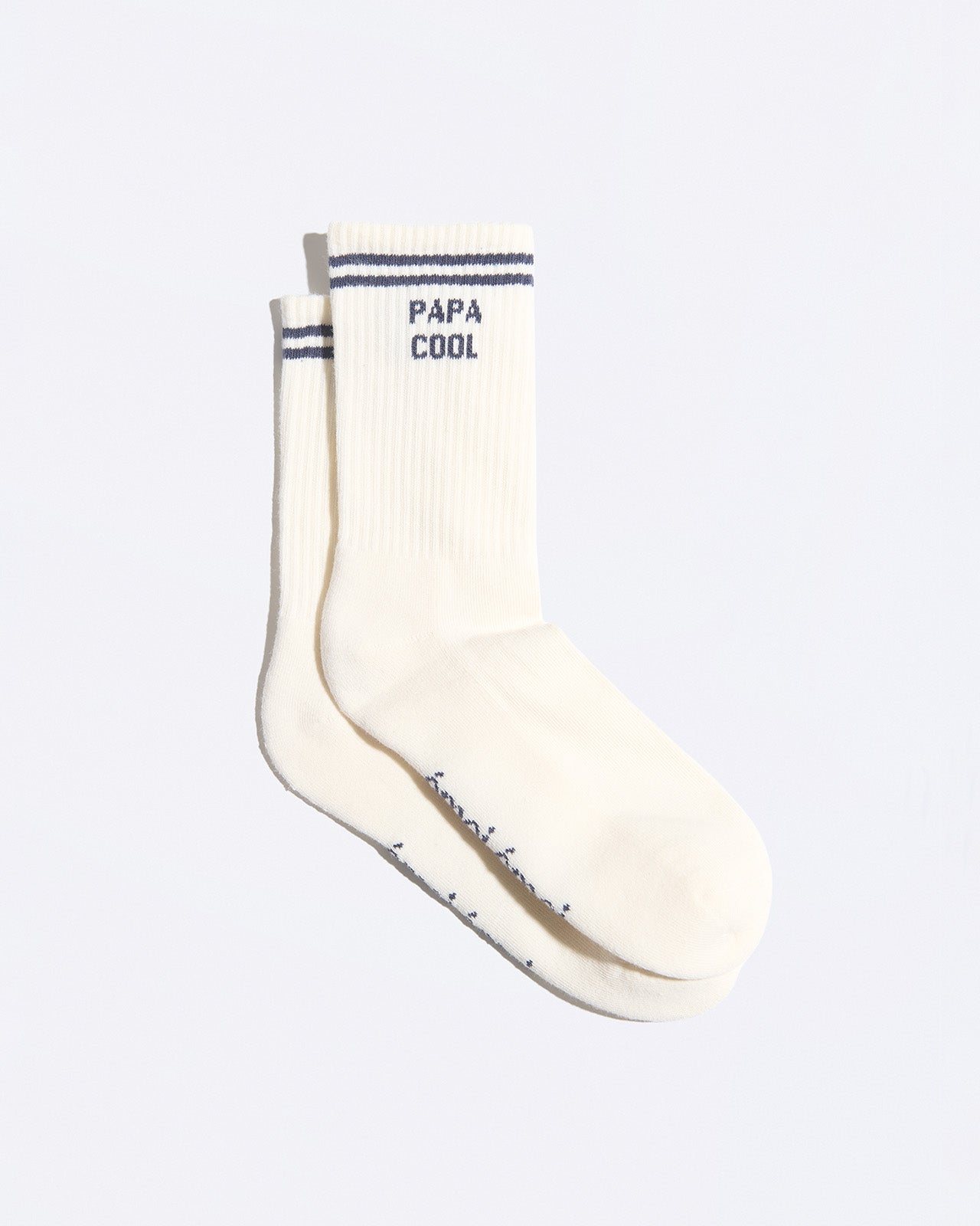 Les chaussettes Papa cool - crème
