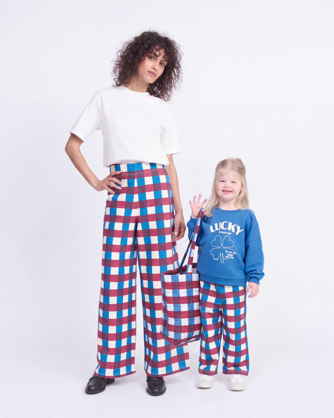 le duo de pantalons vichy