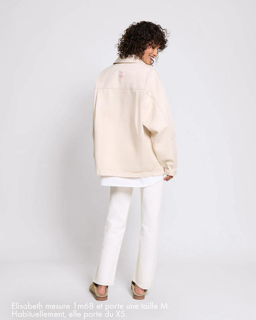 La veste Viggo en coton bio - naturel - émoi émoi   - 4 