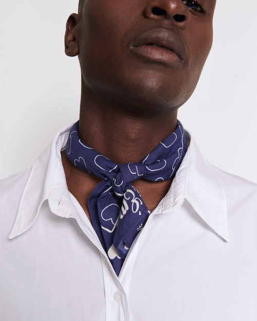 Le bandana je t'aime Papa - charbon - émoi émoi   - 4 