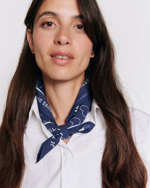 Le bandana je t'aime Mama - charbon - émoi émoi   - 2 