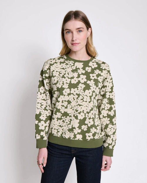Le sweat Sky en coton bio - Fleurs sauvages - émoi émoi   - 4 