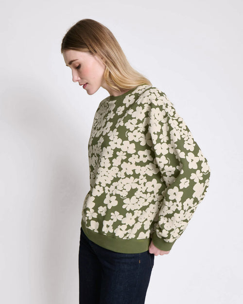 Le sweat Sky en coton bio - Fleurs sauvages - émoi émoi   - 2 