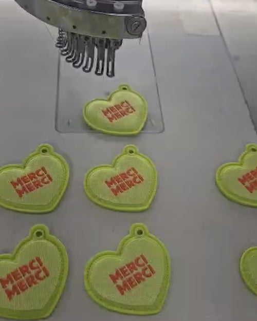 Le porte-clés Merci merci - vert - émoi émoi   - 3 