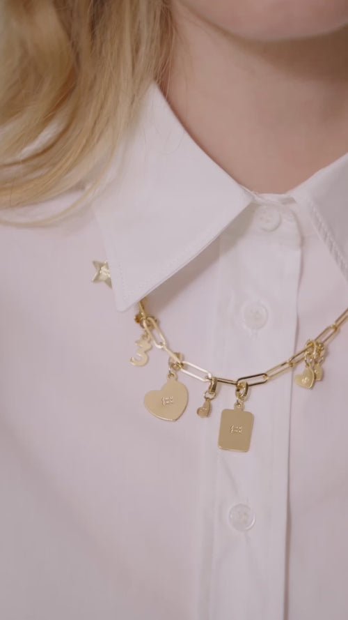 La médaille Etoile - dorée à l'or fin 24 carats - émoi émoi   - 5 