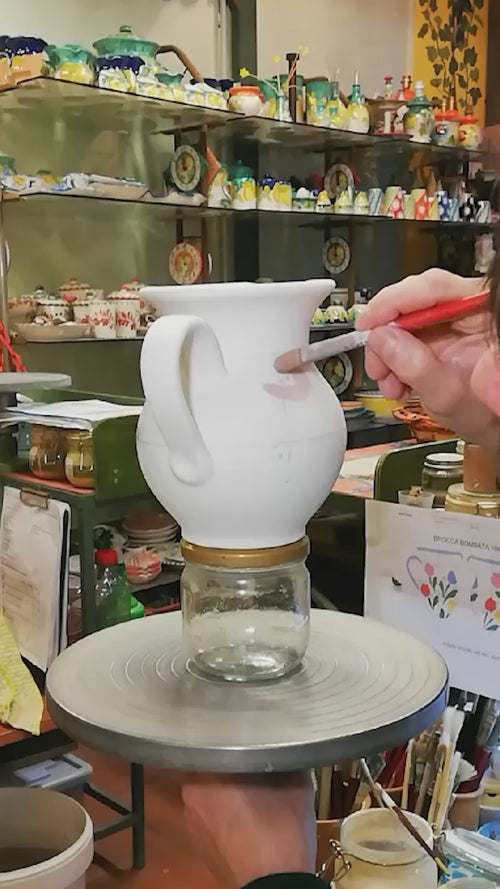 Le pichet tulipes peint à la main - Molleni x émoi émoi - émoi émoi   - 8 