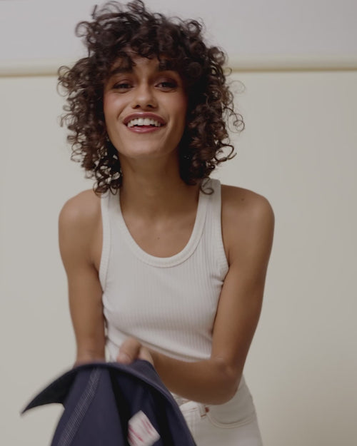 La salopette Sia en coton bio - naturel - émoi émoi   - 16 