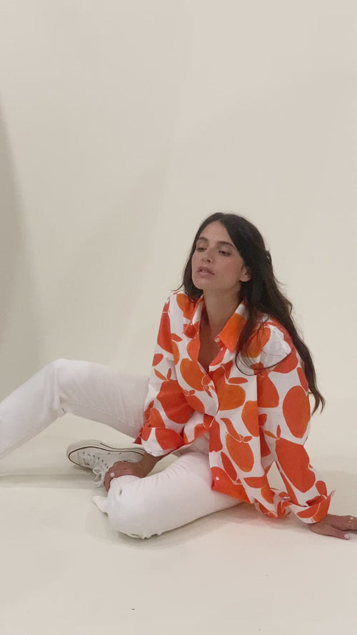 La chemise Charlotte en coton bio - Vitamine love - émoi émoi   - 7 