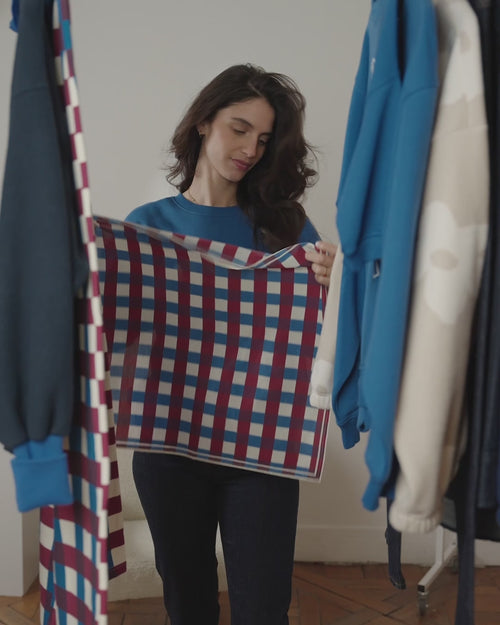Le sweat Lucky adulte - bleu - émoi émoi   - 4 