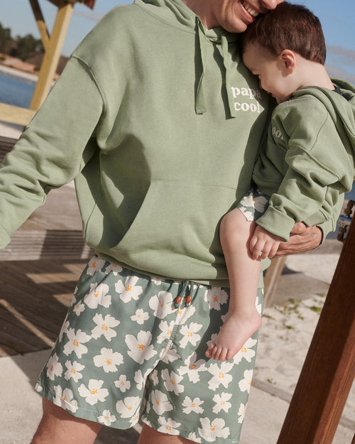 Le maillot Anémones homme - Gili's x émoi émoi - olive - émoi émoi   - 2 