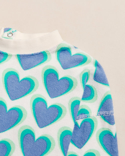 Le sweat Sammy en éponge - Coeurs à l'infini - émoi émoi   - 2 