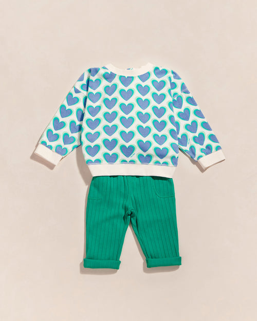 Le sweat Sammy en éponge - Coeurs à l'infini - émoi émoi   - 4 