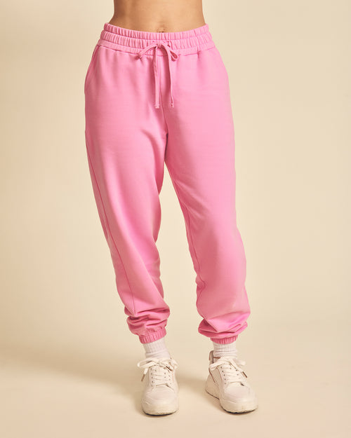 Le pantalon Paulette en coton bio - rose - émoi émoi   - 2 