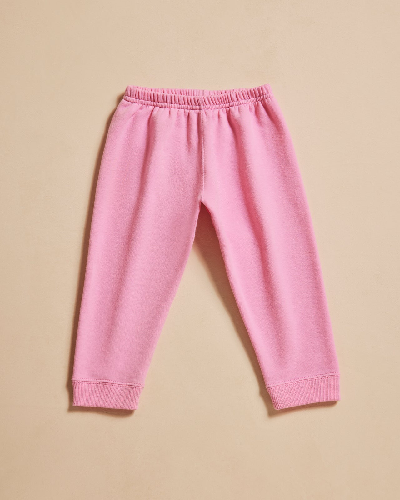 Le pantalon Pia en coton bio - rose