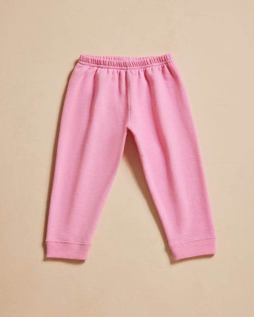 Le pantalon Pia en coton bio - rose - émoi émoi   - 1 