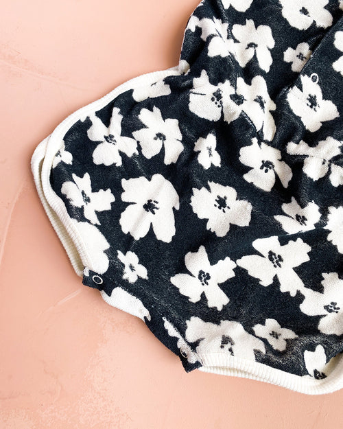 La mini combinaison Anémones en éponge de coton bio - émoi émoi   - 4 