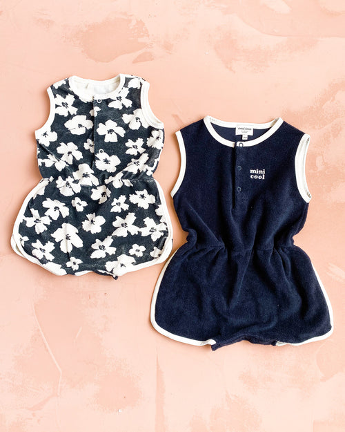 La mini combinaison Anémones en éponge de coton bio - émoi émoi   - 4 